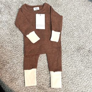 NWT Orcas Lucille Waffle 2-piece set 6-12m